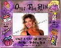 over the hill birthday frame female version