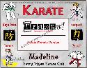 karate frame female version