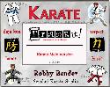 karate frame male version