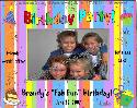 tween birthday party frame