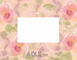 build a frame-floral watercolor background ©DLE, Inc.