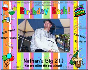 Birthday Bash frame ©DLE, Inc.