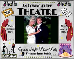 An Evening At Theatre Party frame ©DLE, Inc.