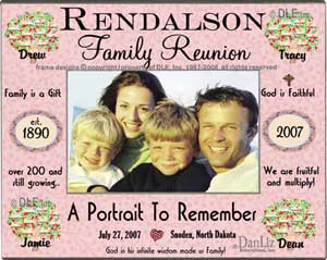 Family Reunion Tree frame ©DLE, Inc.