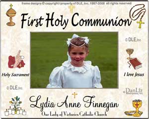 First Holy Communion frame ©DLE, Inc.