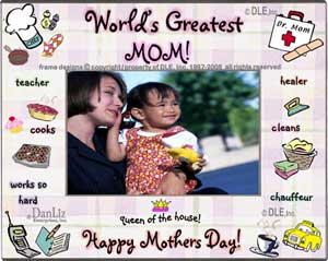 Happy Mother's Day frame ©DLE, Inc.