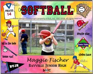 Softball frame ©DLE, Inc.