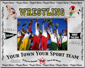 Wrestling Team frame ©DLE, Inc.