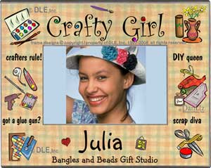 Crafter/Crafty Girl frame ©DLE, Inc.